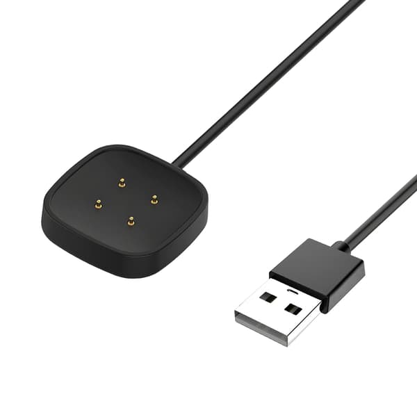 Charging cable USB for Fitbit Versa 4 and 3 and Sense - 4-Pin Universal