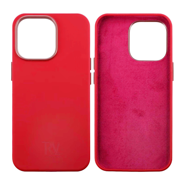 iPhone 13 Pro Silikonskal Rvelon - Röd