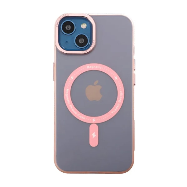 iPhone 13 Mobilskal med MagSafe - Frostat Rosa