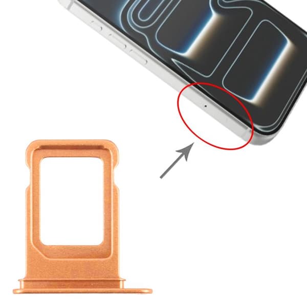 SIM card holder for iPhone 17 Pro - Cosmic Orange