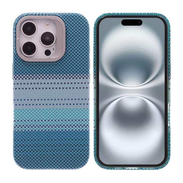 Magsafe Case and Stand for iPhone 16 Pro - Striped Green