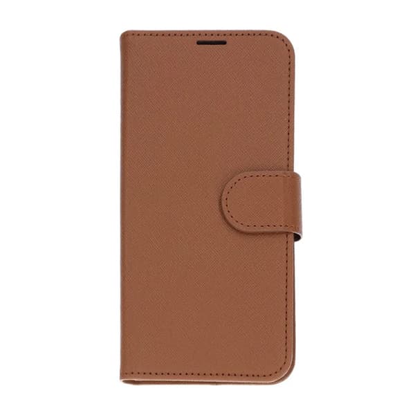 Flip Stand Leather Wallet Case For Samsung Galaxy A55 Brown
