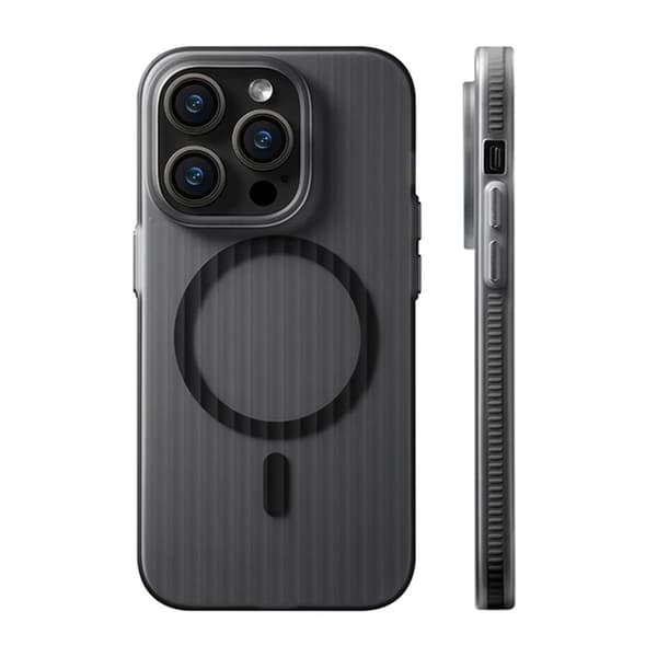 iPhone 15 Pro Mobile Case Corrugated Anti-Slip - Black