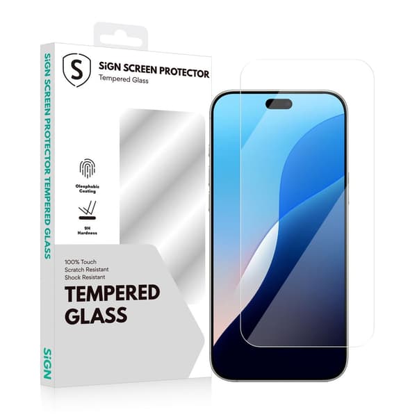 SiGN Tempered Glass Screen Protector for iPhone 18 Pro