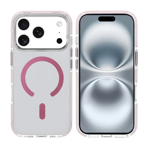 Mobile Case Magnet Double Protection for iPhone 17 Pro Max - Pink