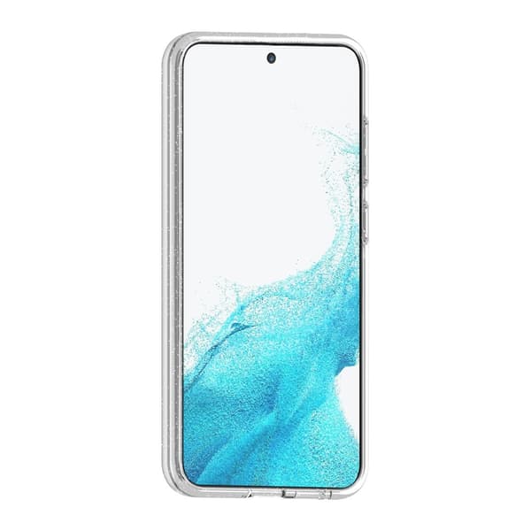 Samsung Galaxy S24 Plus Hybrid Case With Glitter - Transparent