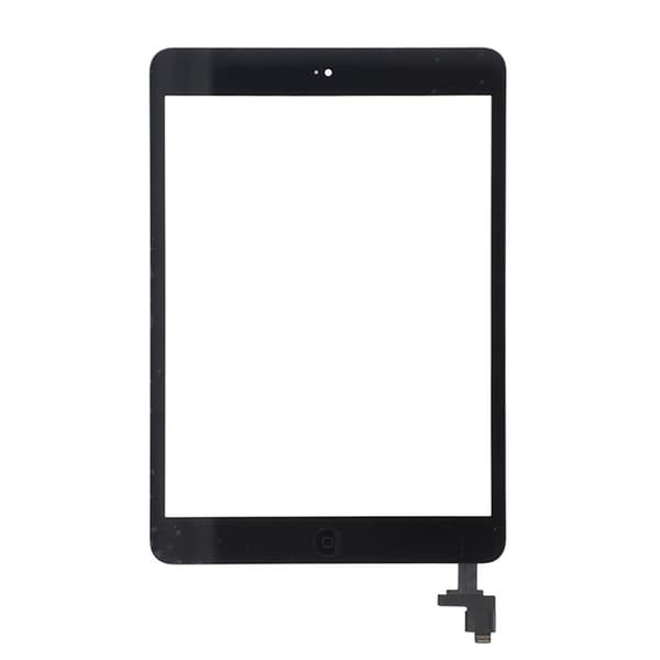 iPad Mini and Mini 2 Glass with Touchscreen with Home Button Flex Cable OEM - Black