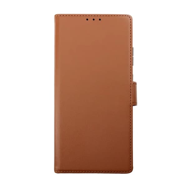 Samsung Galaxy S23 Ultra Plånboksfodral Magnet Rvelon - Brun