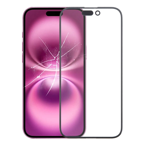 iPhone 16 Plus Screen outer glass with clear adhesive