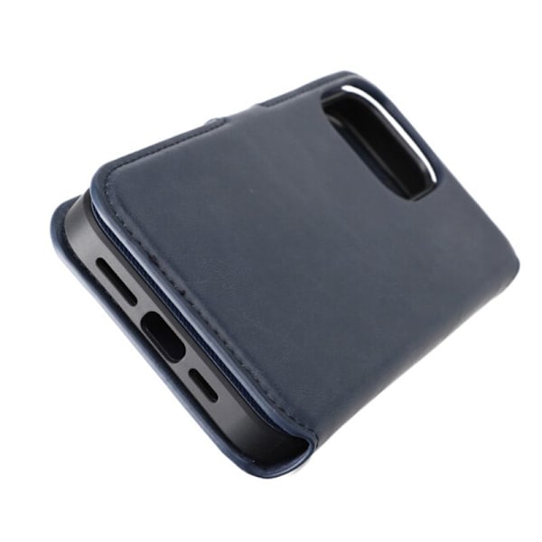 iPhone 15 Pro Max Plånboksfodral Magnet Rvelon - Blå