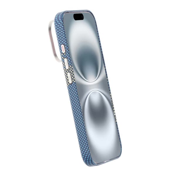 Magsafe Case and Stand for iPhone 16 Pro Max - Blue and Gold
