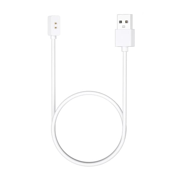 Charging cable USB for Xiaomi Band 8 and Pro and Active - White 2-Pin