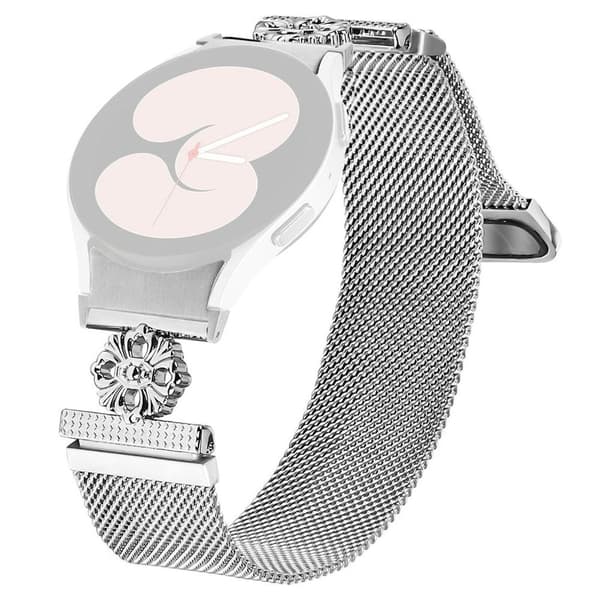 Samsung Galaxy Watch7 44mm / 40mm Milanese Watch Strap - Silver