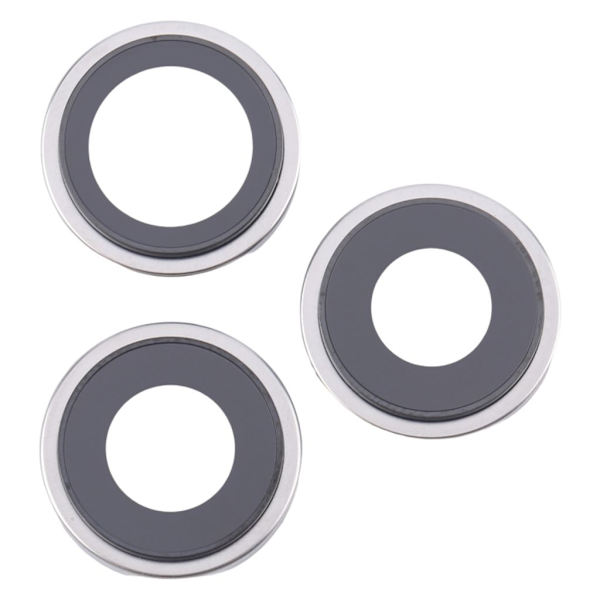 iPhone 16 Pro Max Camera lens cover , 3-pack - Silver