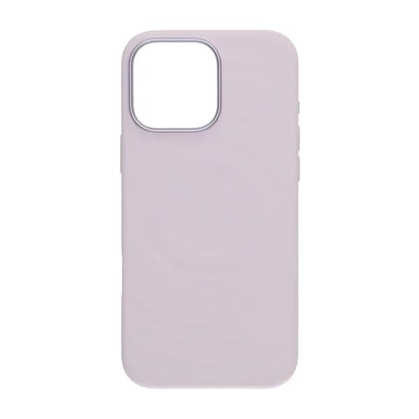 Silicone Mobile Case for iPhone 16 Pro Max - Purple with Camera Protection