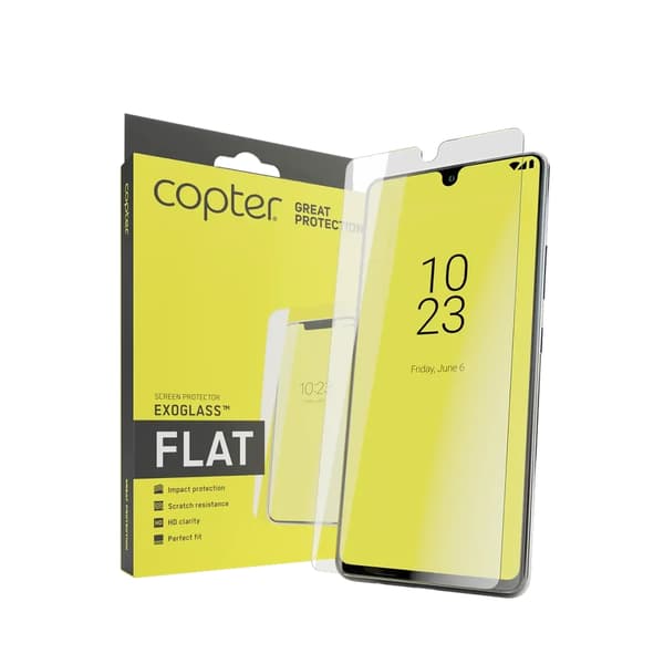 Copter Exoglass Flat iPhone 15 Svart