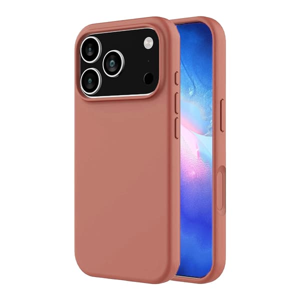 Rvelon Mobile Case Silicone MagSafe for iPhone 17 Pro Max - Suede Pink