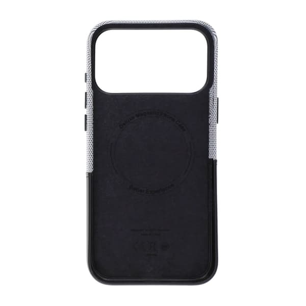 Dual-Tone Leather Card Holder Magnetic Phone Case For iPhone 17 Pro Max/18 Pro Max Black