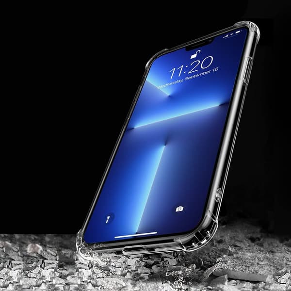 iPhone 13 Pro Max Skal Stöttåligt Rvelon - Transparent