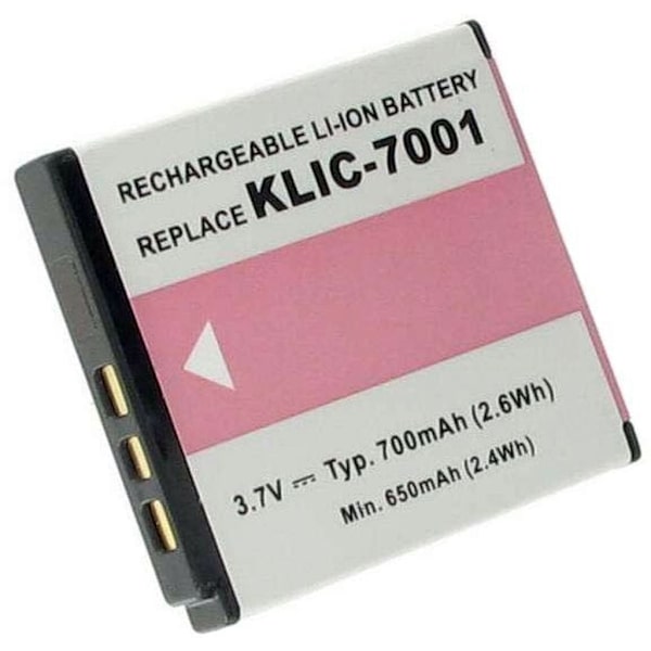 Battery for KLIC-7001 replacement battery