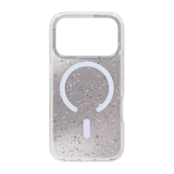 Glitter Skal MagSafe och Diamanter för iPhone 17 Pro - Svart