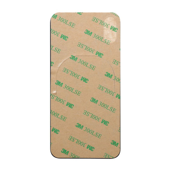 iPhone XS Baksida Glas - Svart