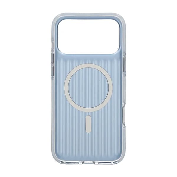 Corrugated Magsafe Mobile Case for iPhone 17 Pro Max - Blue