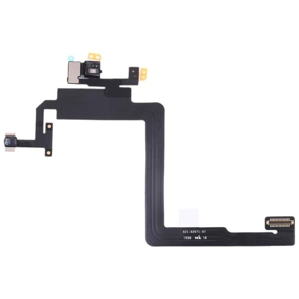 Original iPhone 11 Pro Max Sensorflex till Samtalshögtalare Svart