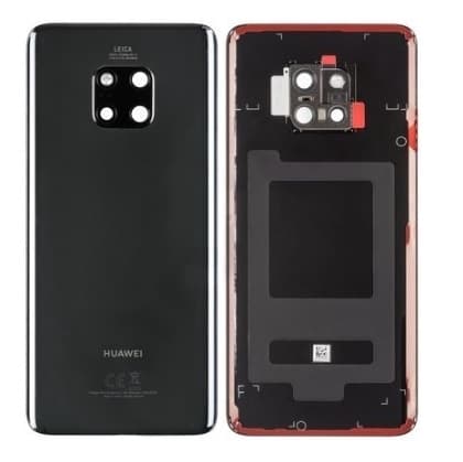 Huawei Mate 20 Pro Baksida med tejp - Svart