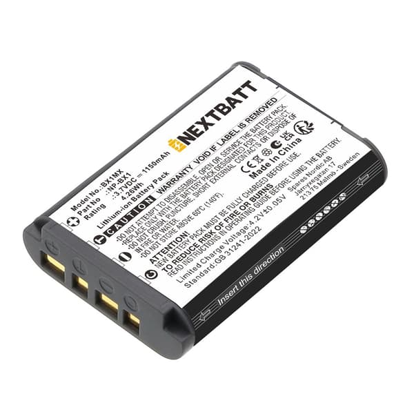 Battery for Battery for Sony NP-BX1