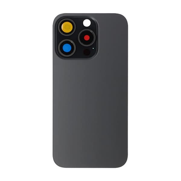 Replacement For iPhone 15 Pro Back Glass Panel With Magsafe Magnet-Black