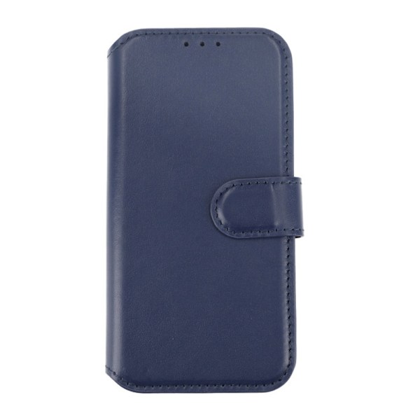 iPhone 15 Pro Plånboksfodral Läder Rvelon - Blå