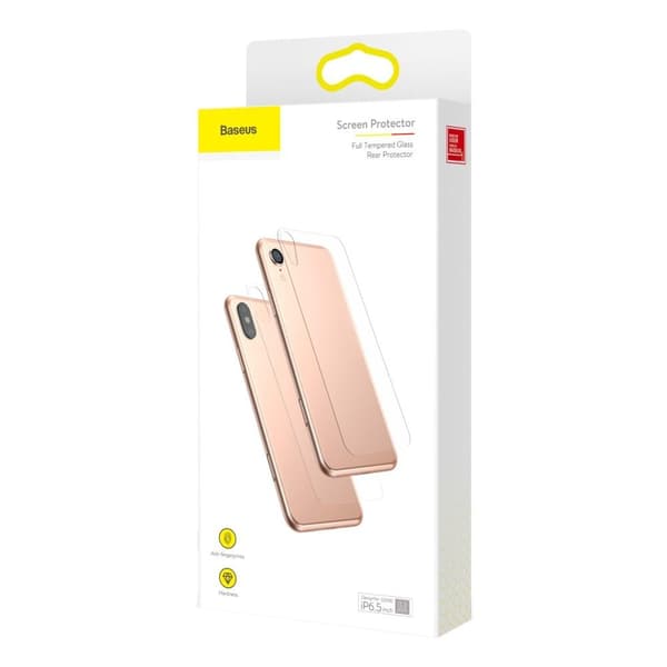 Baseus Baksidesskydd till iPhone XS Max (Transparent) Svart