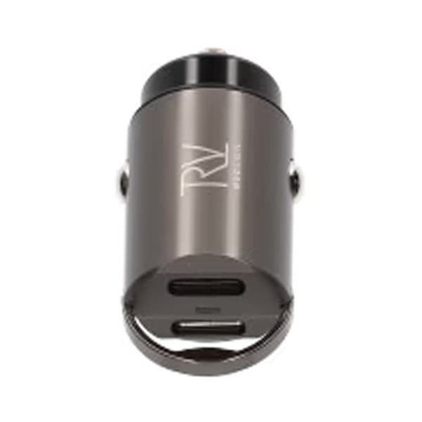 Rvelon 35W Dubbel USB C PD3.0 Billaddare