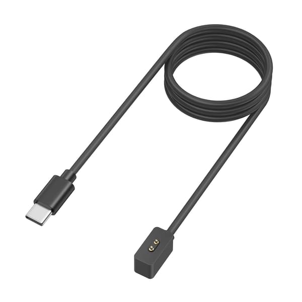 Charging cable USB-C for Xiaomi Band 8 and Pro and Active - Black 2-Pin