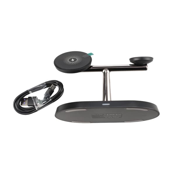 Trådlös Smart 3-i-1 Laddstation med USB-C