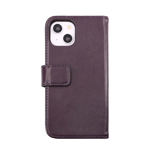 iPhone 14 Plånboksfodral Läder Rvelon - Lila