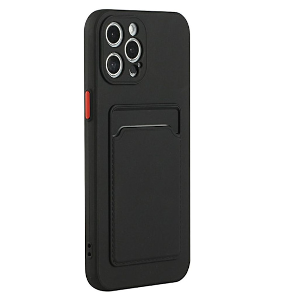 iPhone 15 Pro Max Case with Card Holder - Black