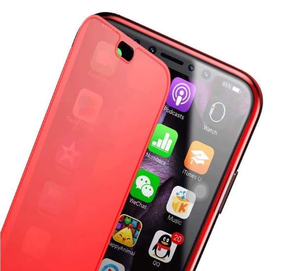 Baseus Touchable Fodral för iPhone XS Max - Röd Svart