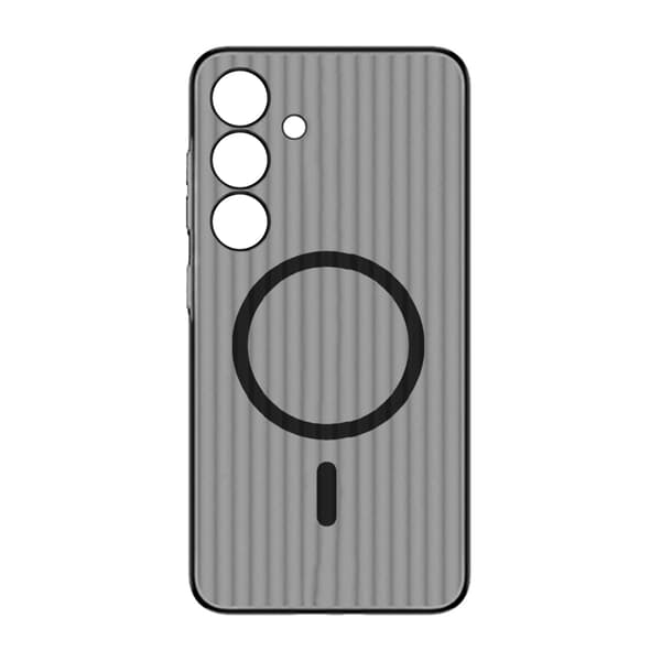 Samsung S24 Plus Mobile Case Corrugated Anti-Slip - Black