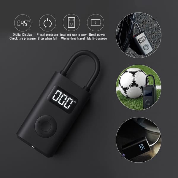 Original Xiaomi Mi Portable Electric Air Compressor/Pump 1S Svart
