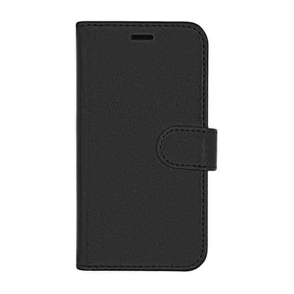Flip Stand Läderfodral för iPhone 12/12 Pro Hög kvalité - Svart Svart