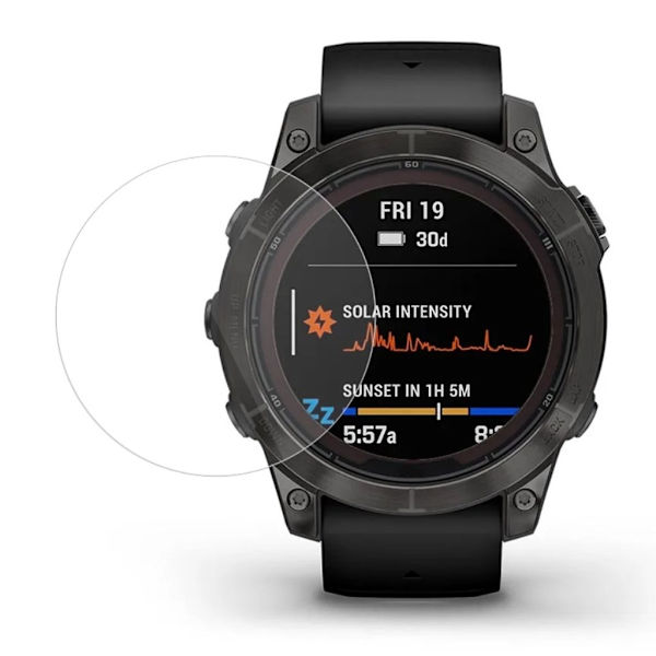 Garmin Fenix 7X Pro screen protector in TPU