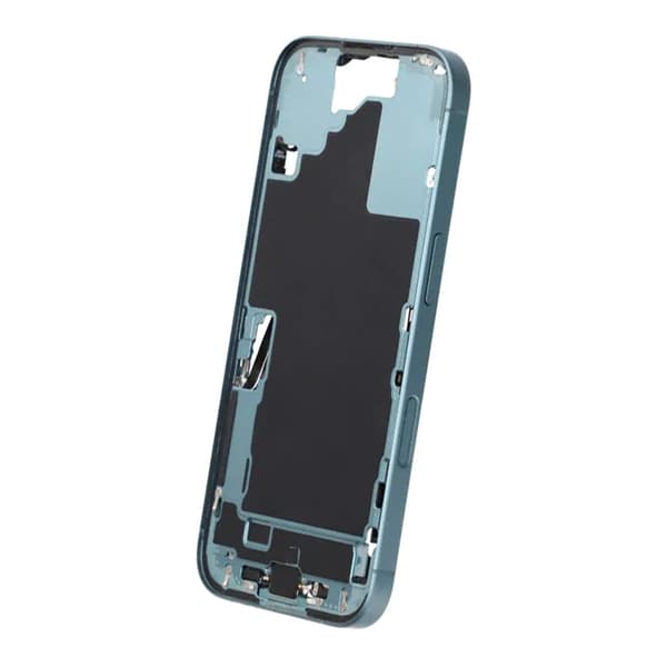 Middle frame with small parts for iPhone 16 - Green OEM