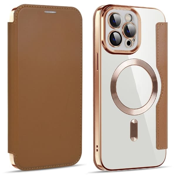 iPhone 12 Pro Max Cover with MagSafe - Brown