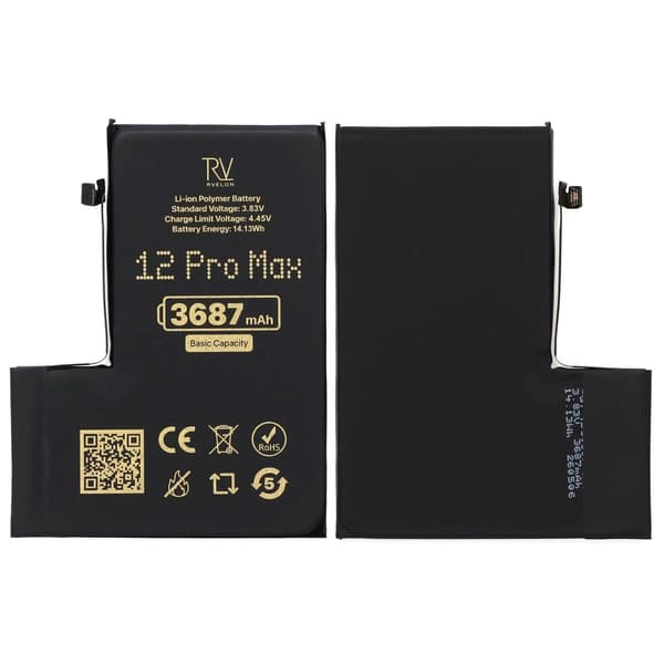 RV Battery iPhone 12 Pro Max 3687mAh Premium
