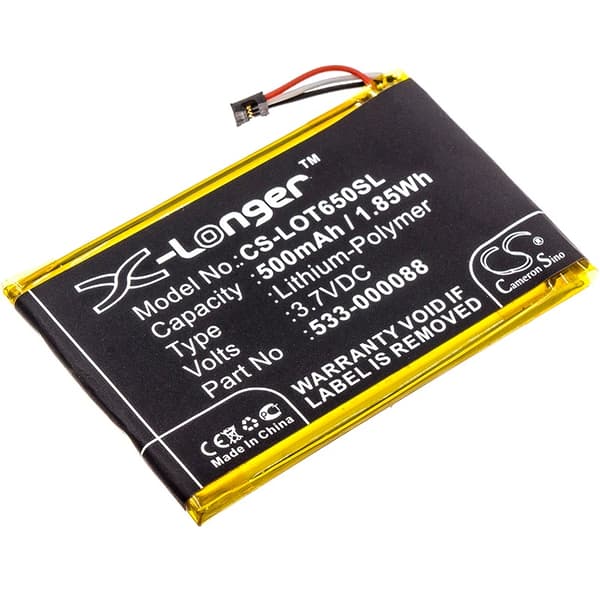 Battery for Remote control battery 1506 et. al for Logitech, 3.7V, 500mAh