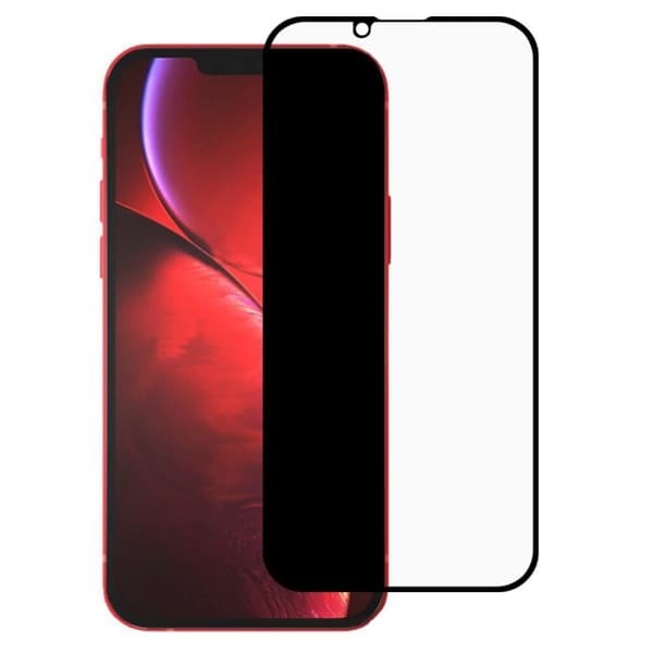 iPhone 12/13/Pro Privacy Skärmskydd i Härdat Glas Svart