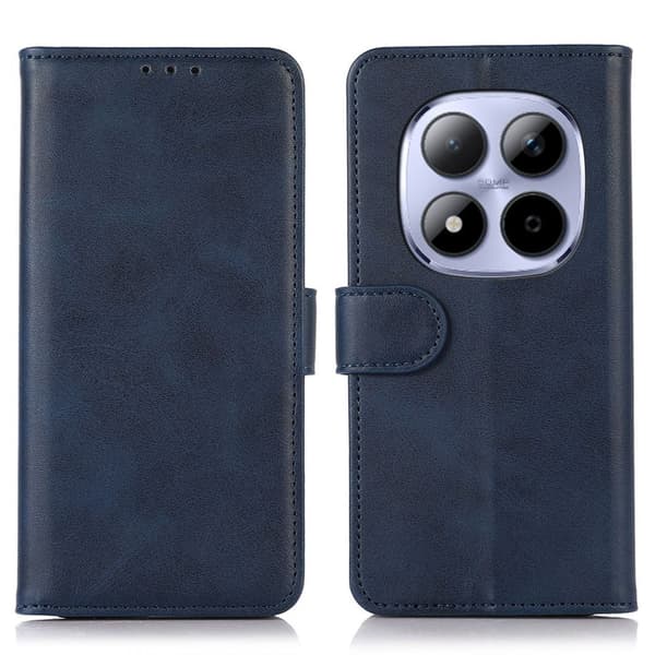 Xiaomi Redmi Note 15 Pro 5G PU Leather Wallet Cover - Blue
