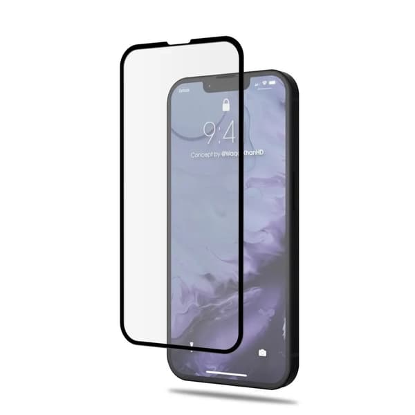 AMORUS Curved Skärmskydd för iPhone 13 & iPhone 13 Pro Svart